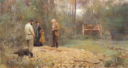 Frederick Mccubbin A Bush Burial Germany oil painting art